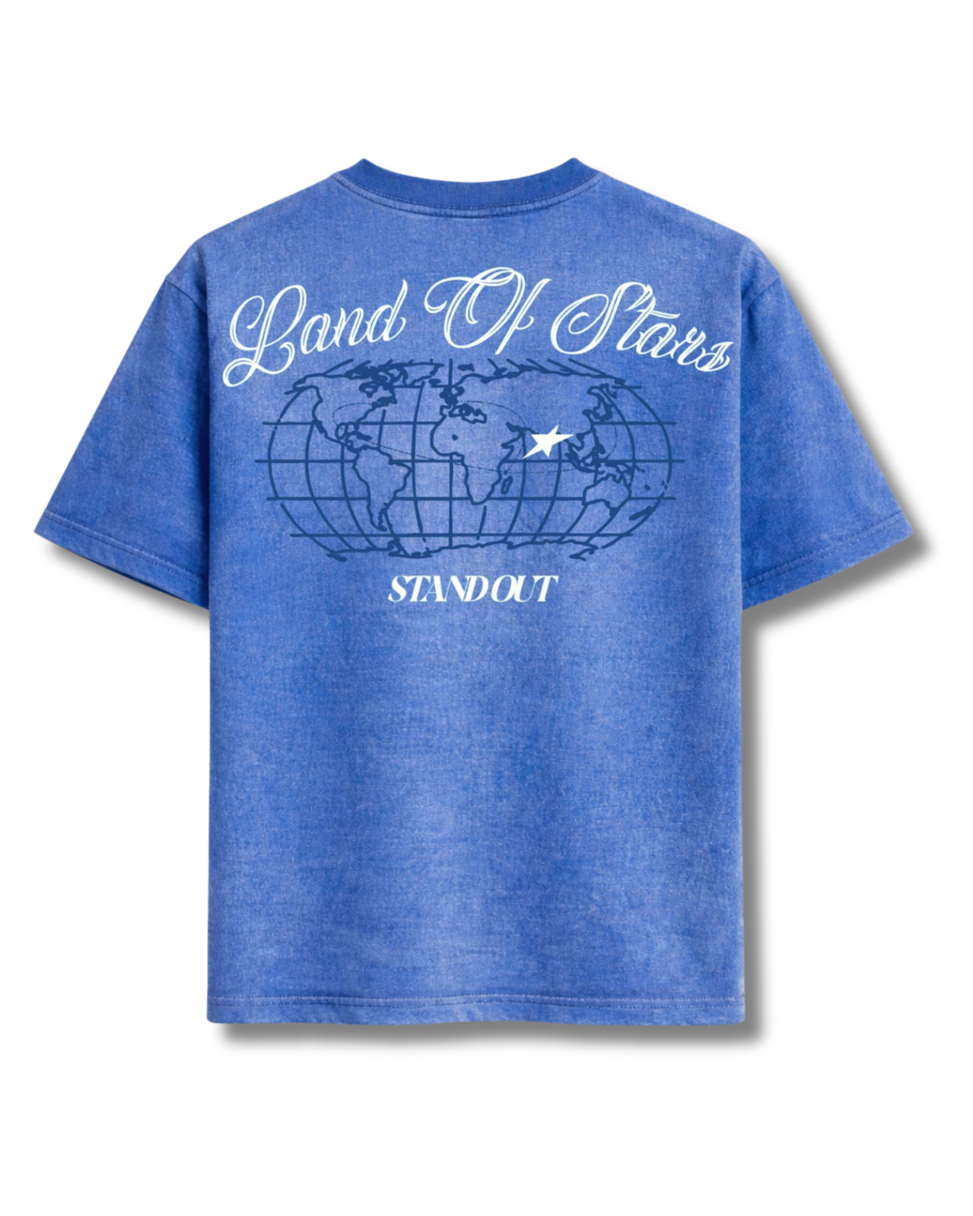 Royal Blue Washed Tee