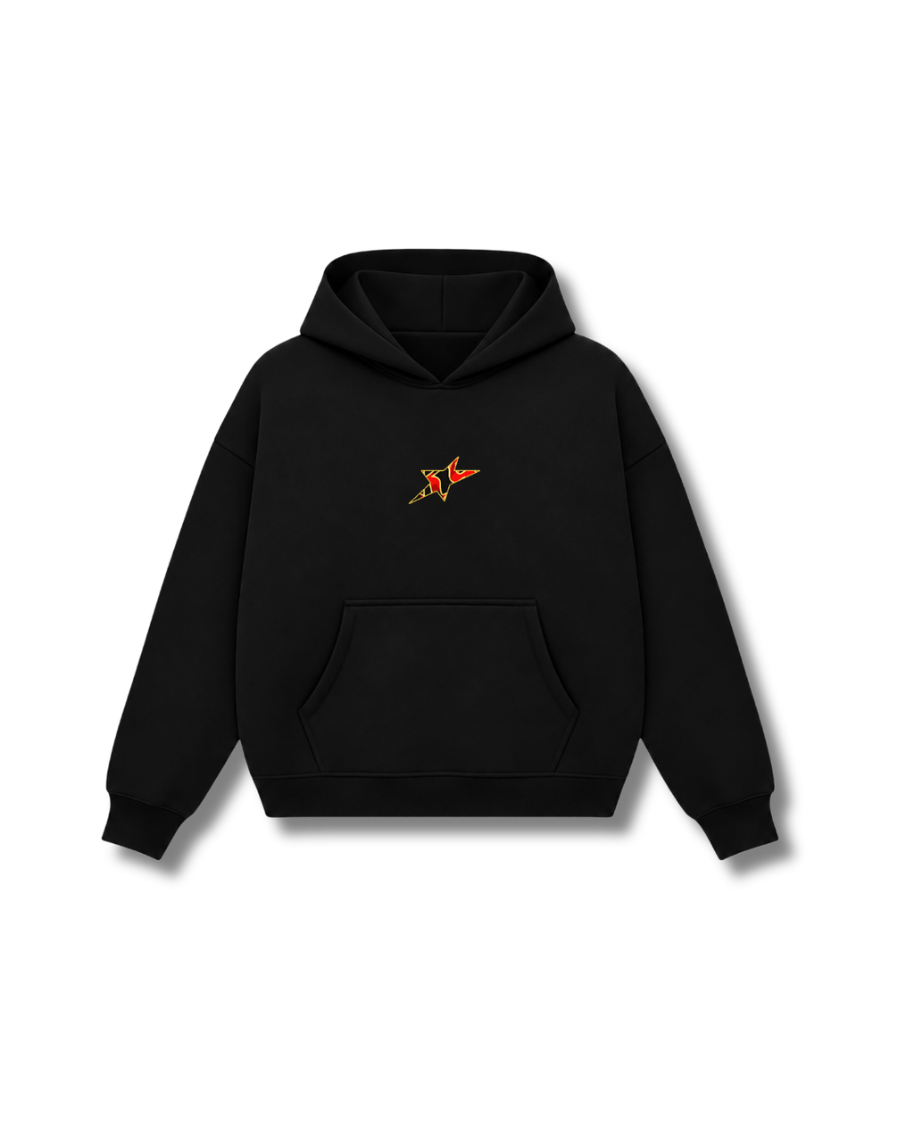 SsS Black Boxy Hoodie