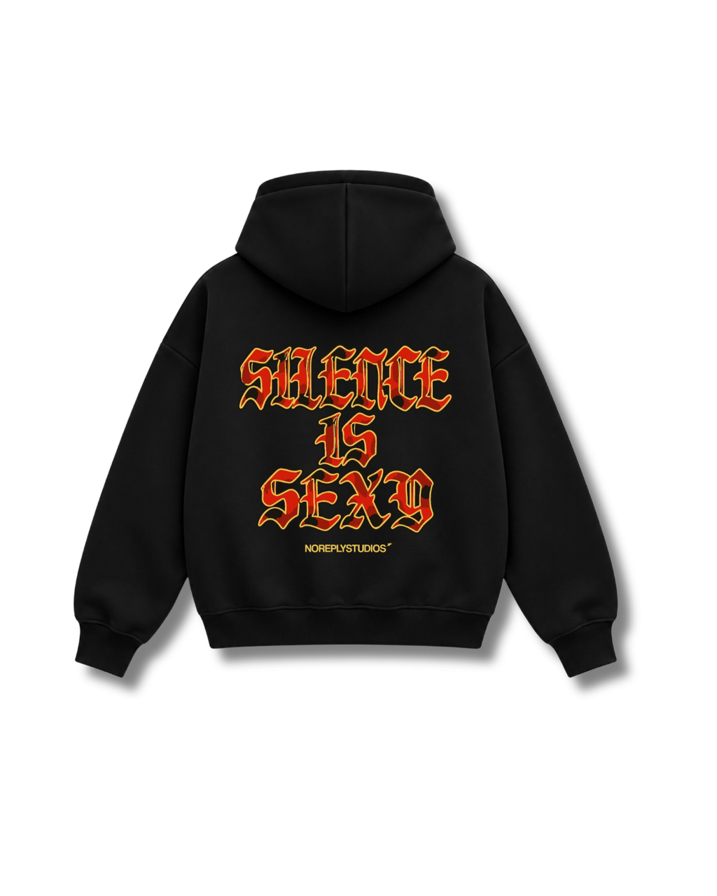 SsS Black Boxy Hoodie