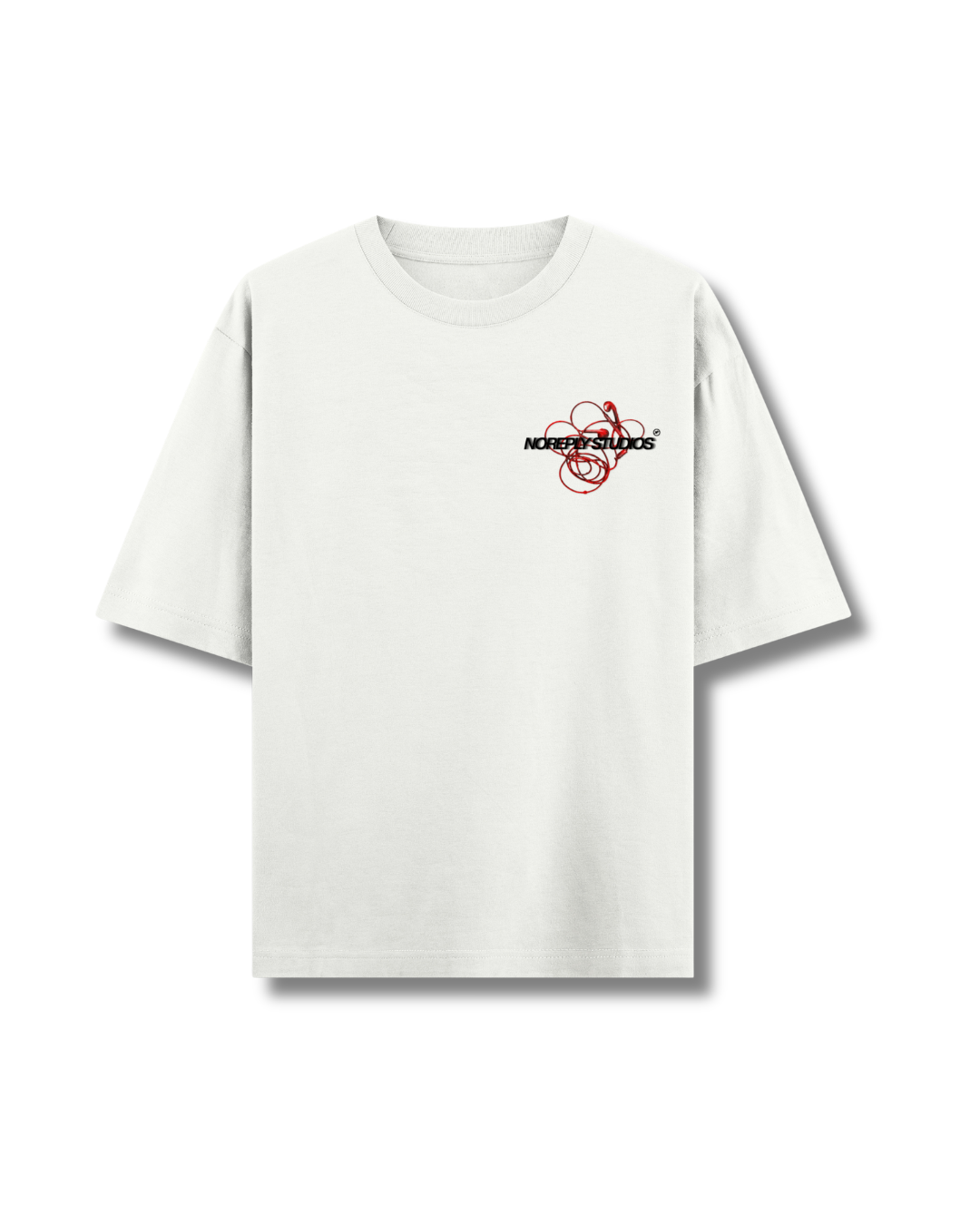 Earphone Tee White