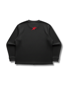 Black Waffle Knit