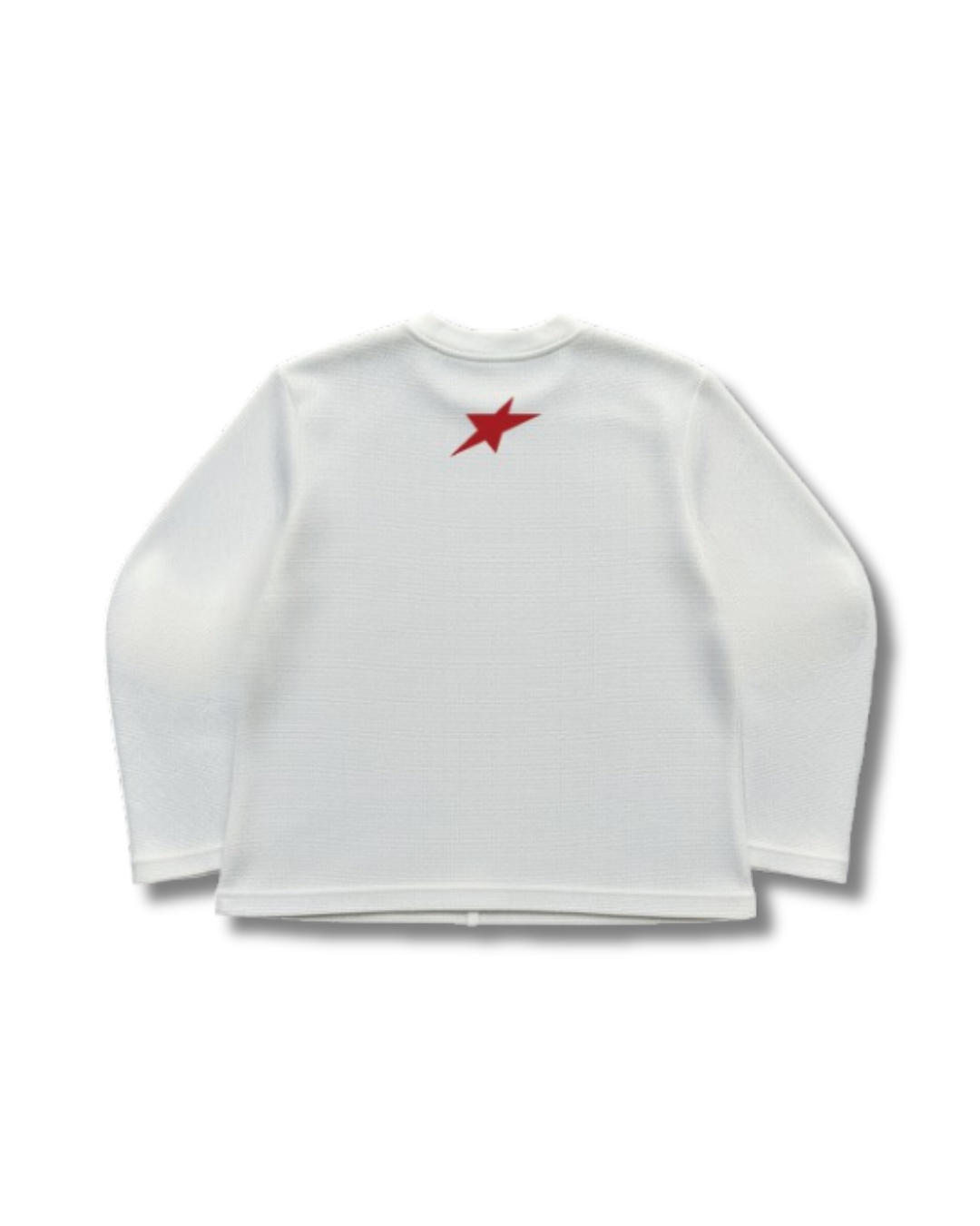 White Waffle Knit