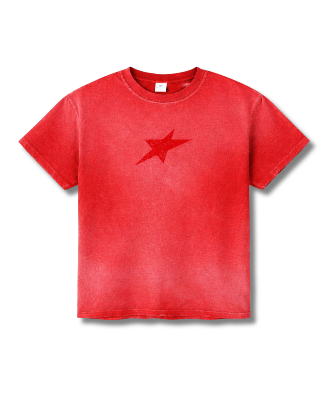 Blood Red Washed Tee