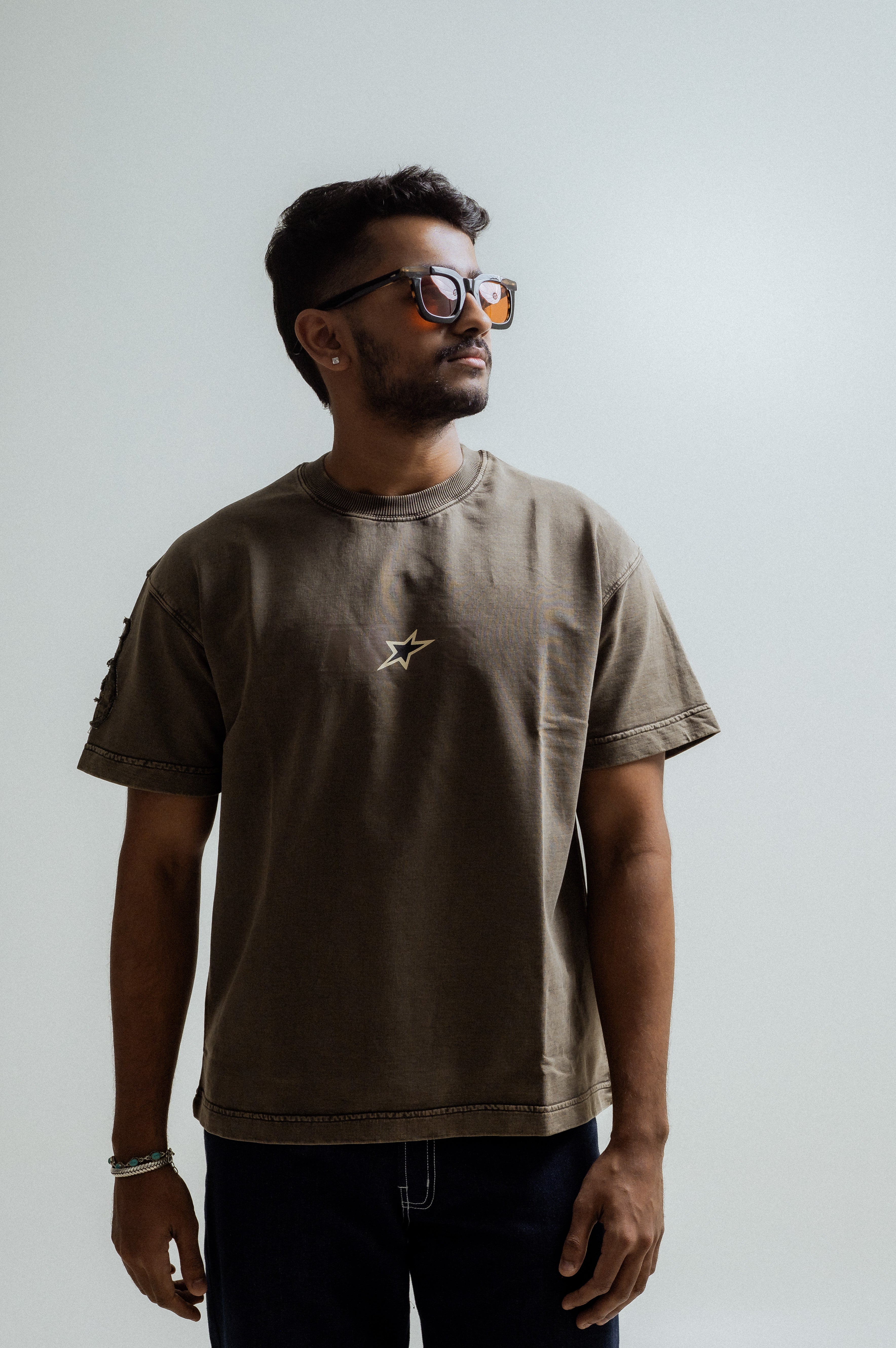 Founder's Tee Washed Brown