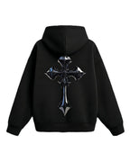 Cross Zipup Hoodie