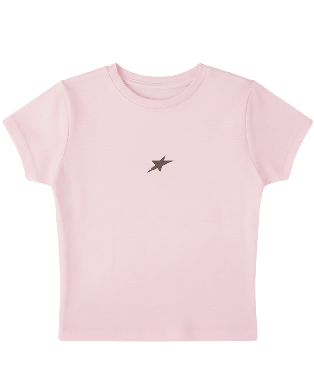 Baby Pink Baby Tee Front Design