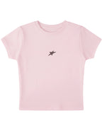 Baby Pink Baby Tee Front Design