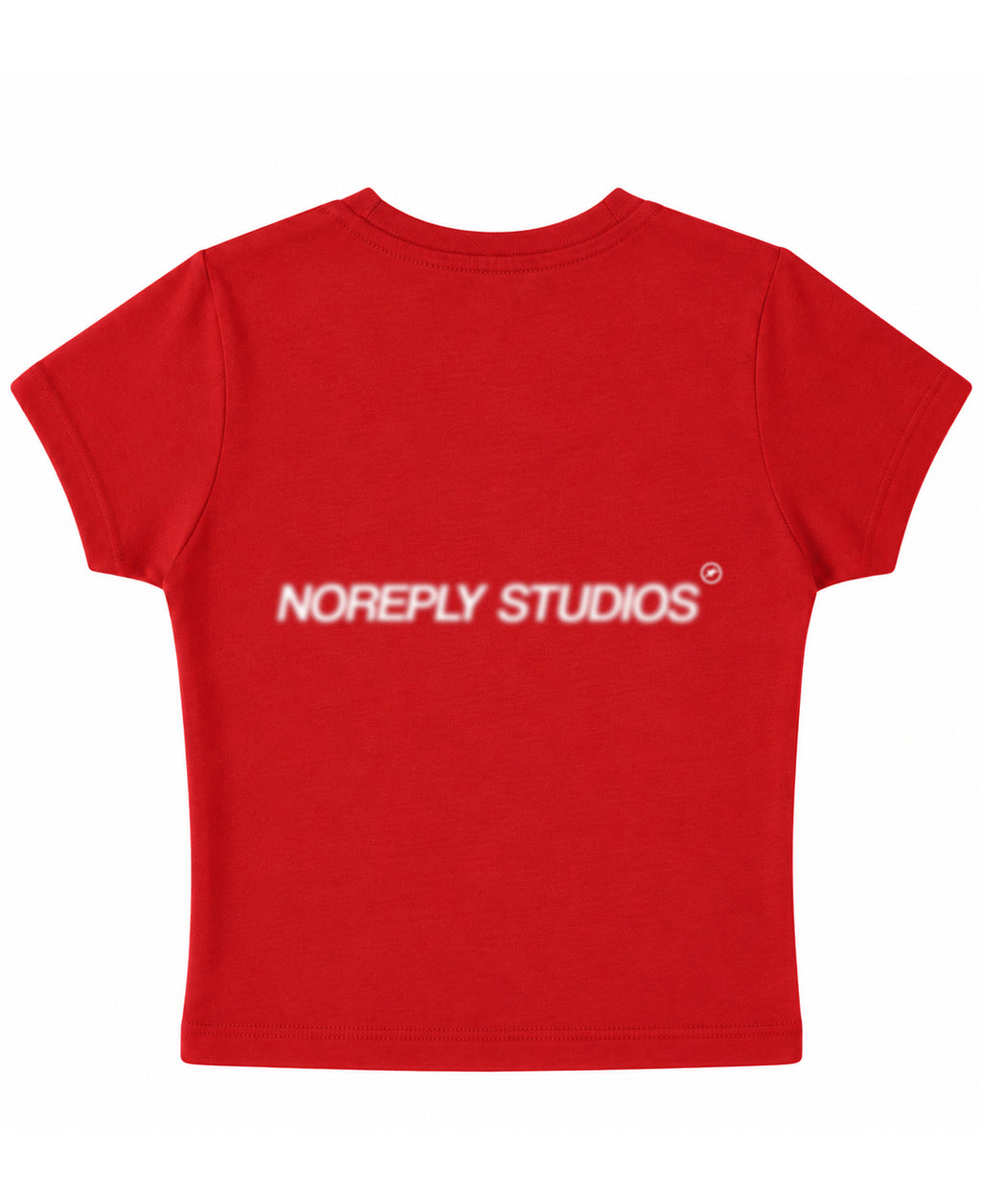 Red Baby Tee Back Design