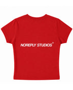 Red Baby Tee Back Design