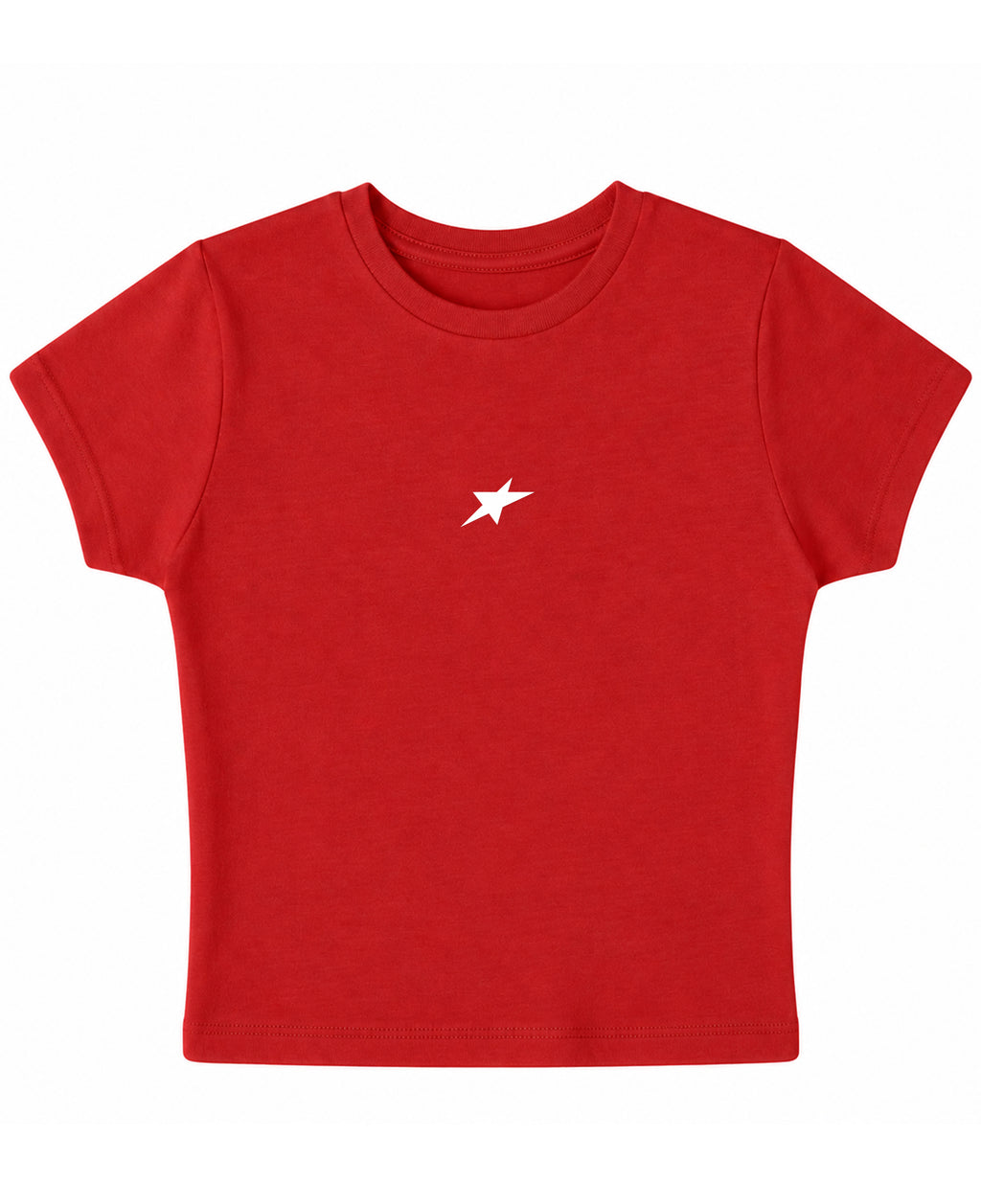Red Baby Tee Front Design