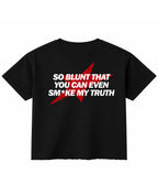 Black Boxy Fit T-shirt Back Design