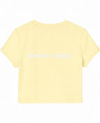 Butter Yellow Baby Tee Back Design