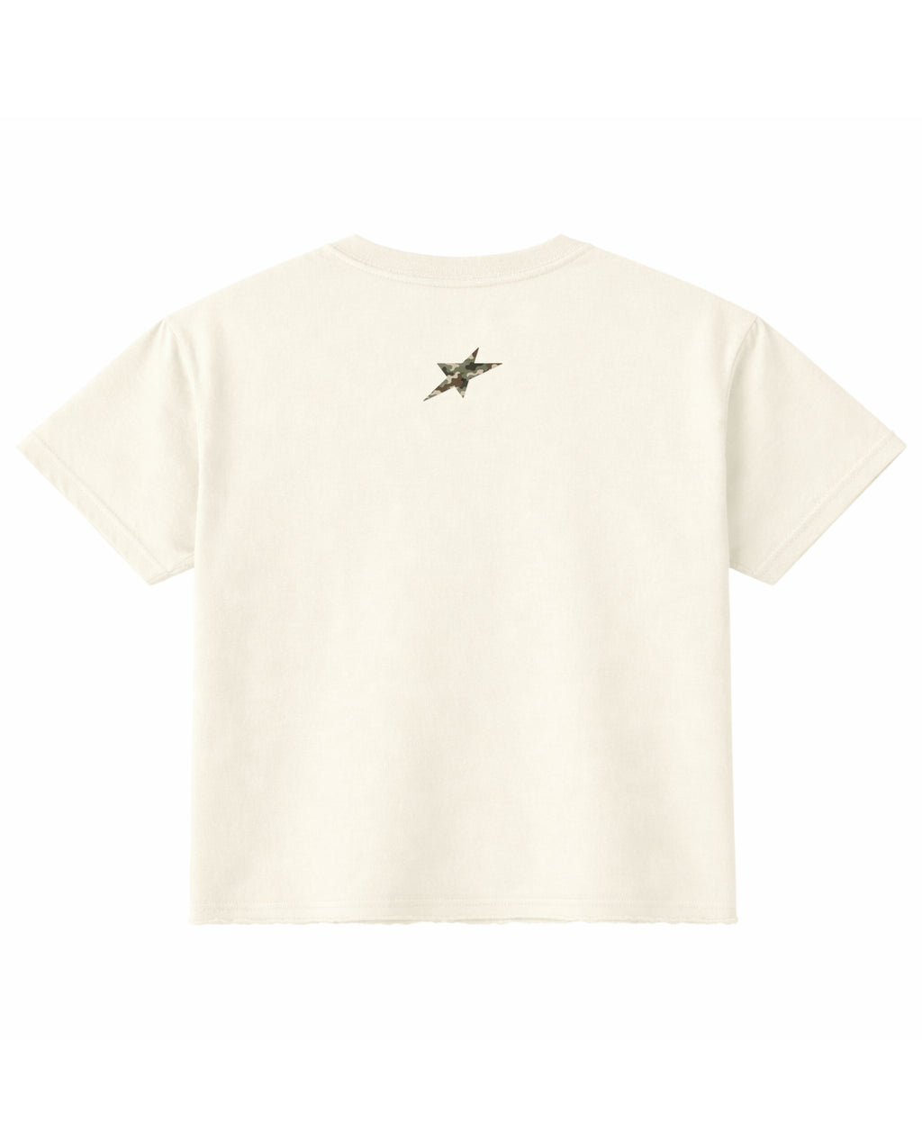 Off White Boxy Fit T-shirt Back Design