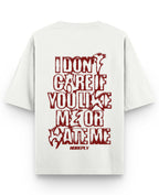 Off White Oversized T-shirt Back Design