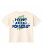 Off White Boxy Fit T-shirt Back Design