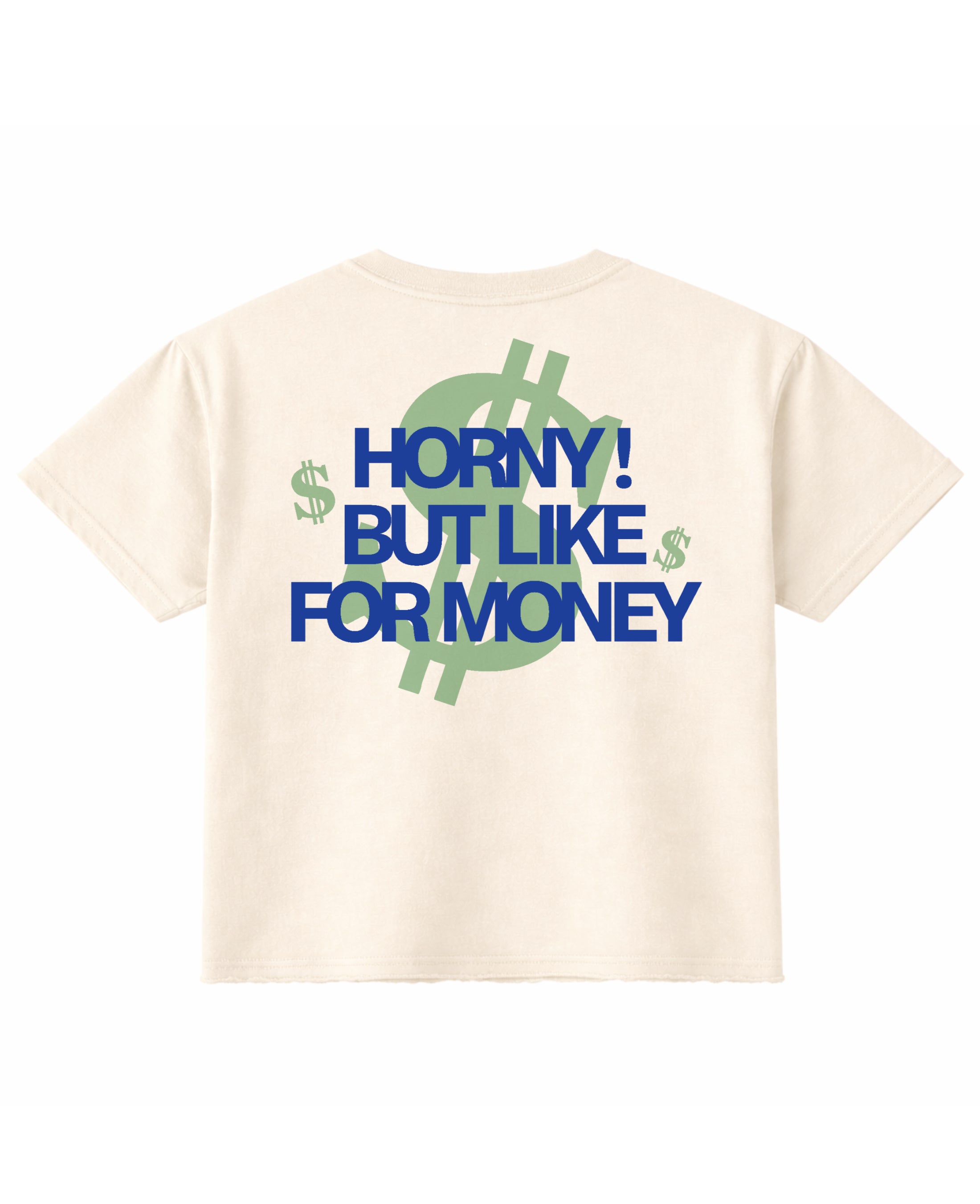 Off White Boxy Fit T-shirt Back Design
