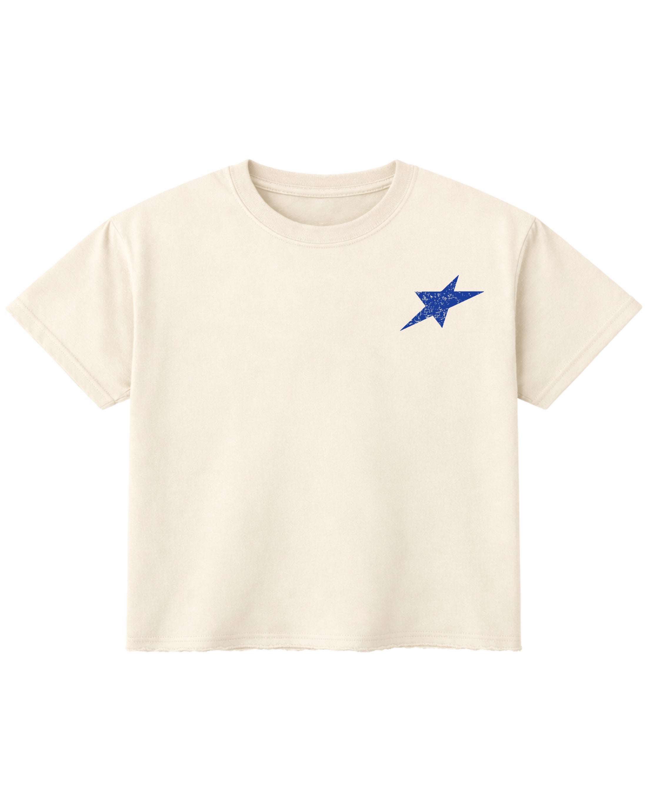 Off White Boxy Fit T-shirt Front Design