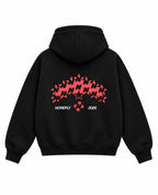 Black Boxy Hoodie Back Design