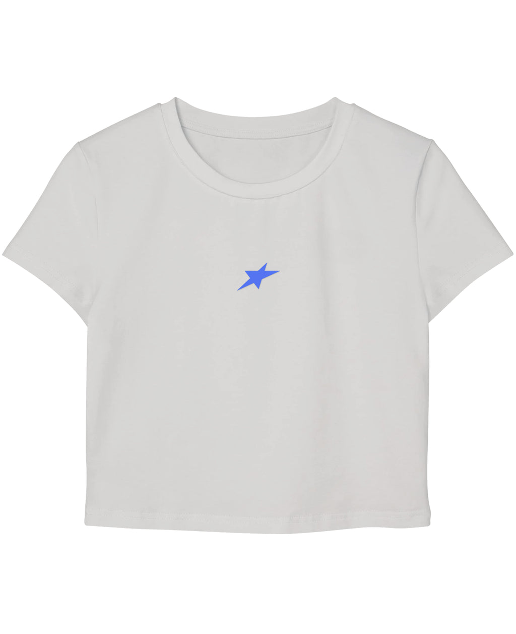 White Baby Tee Front Design
