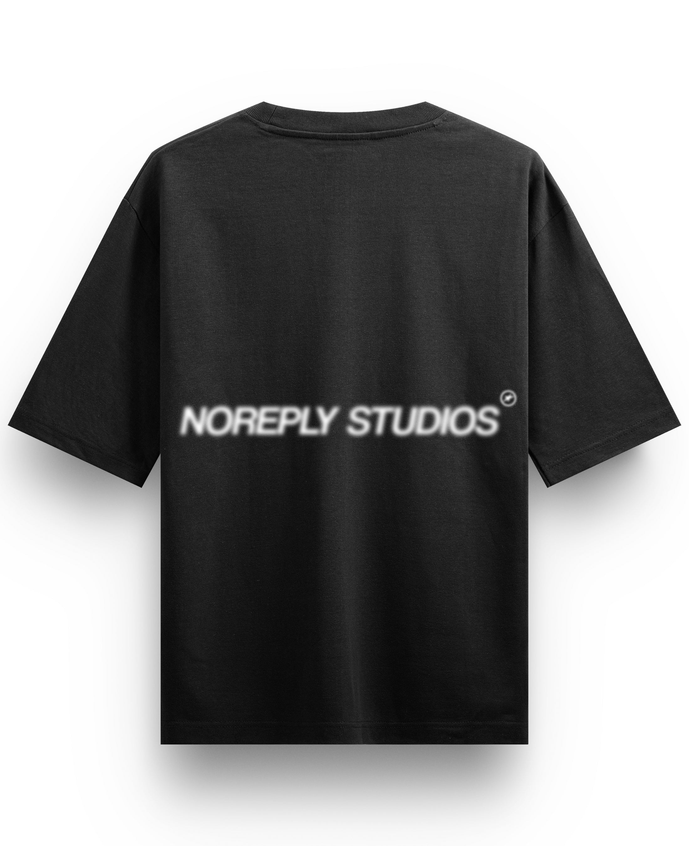 Black Oversized T-shirt Back Design