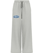 Grey Baggy Fit Sweatpants Front Design