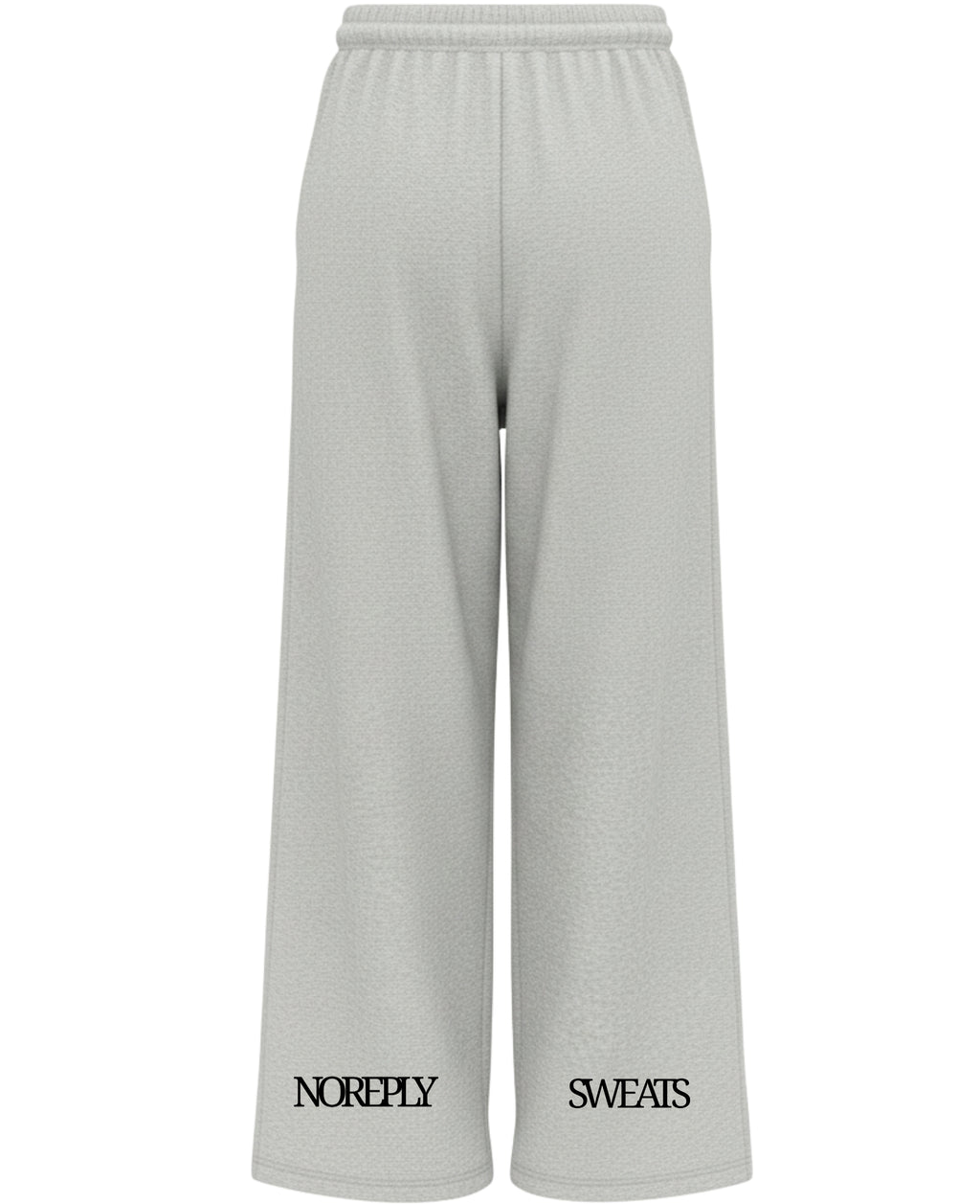 Grey Cotton Joggers Back Design