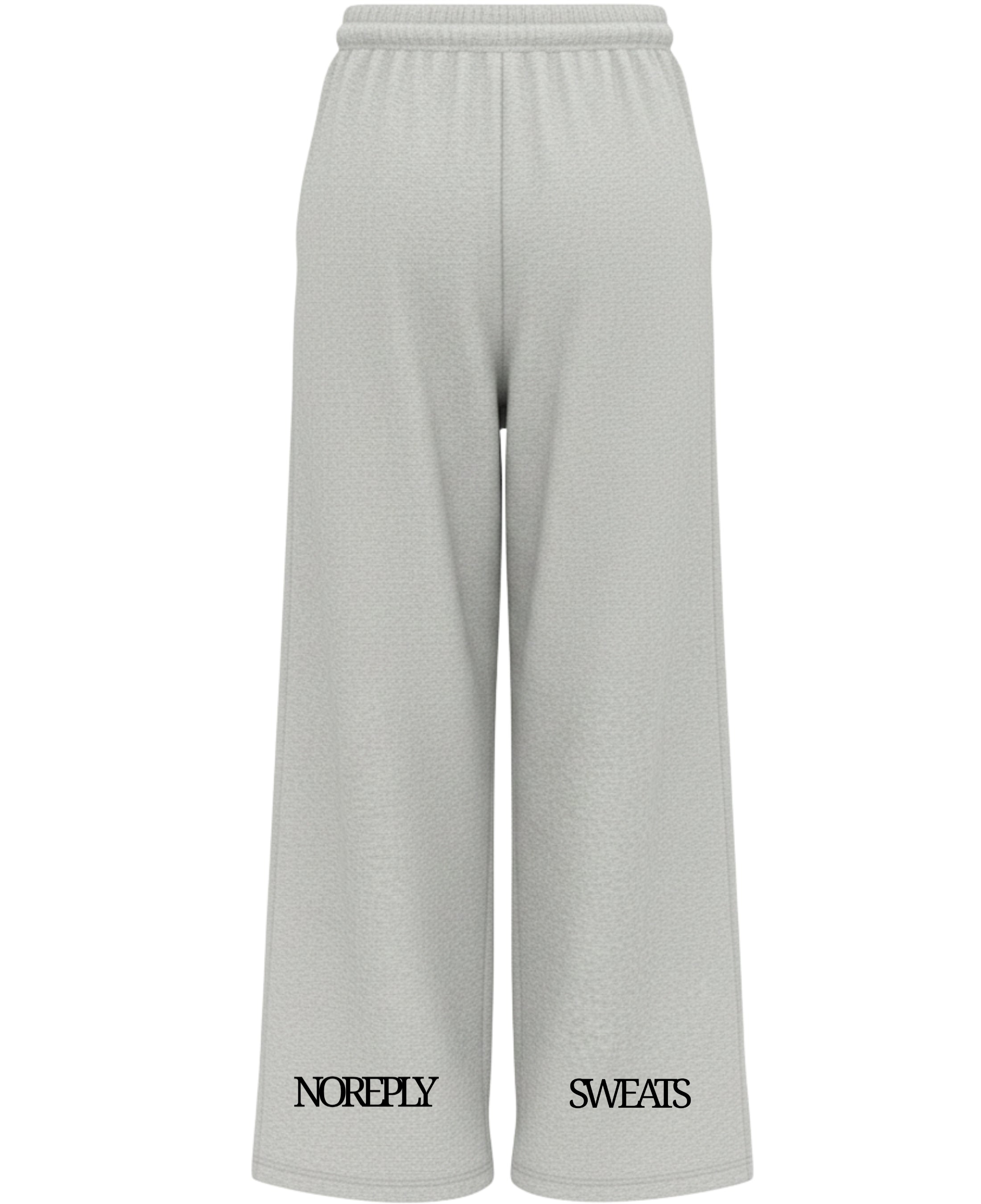 Grey Cotton Joggers Back Design