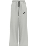 Grey Cotton Joggers Front Design