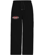 Black Baggy Fit Sweatpants Front Design